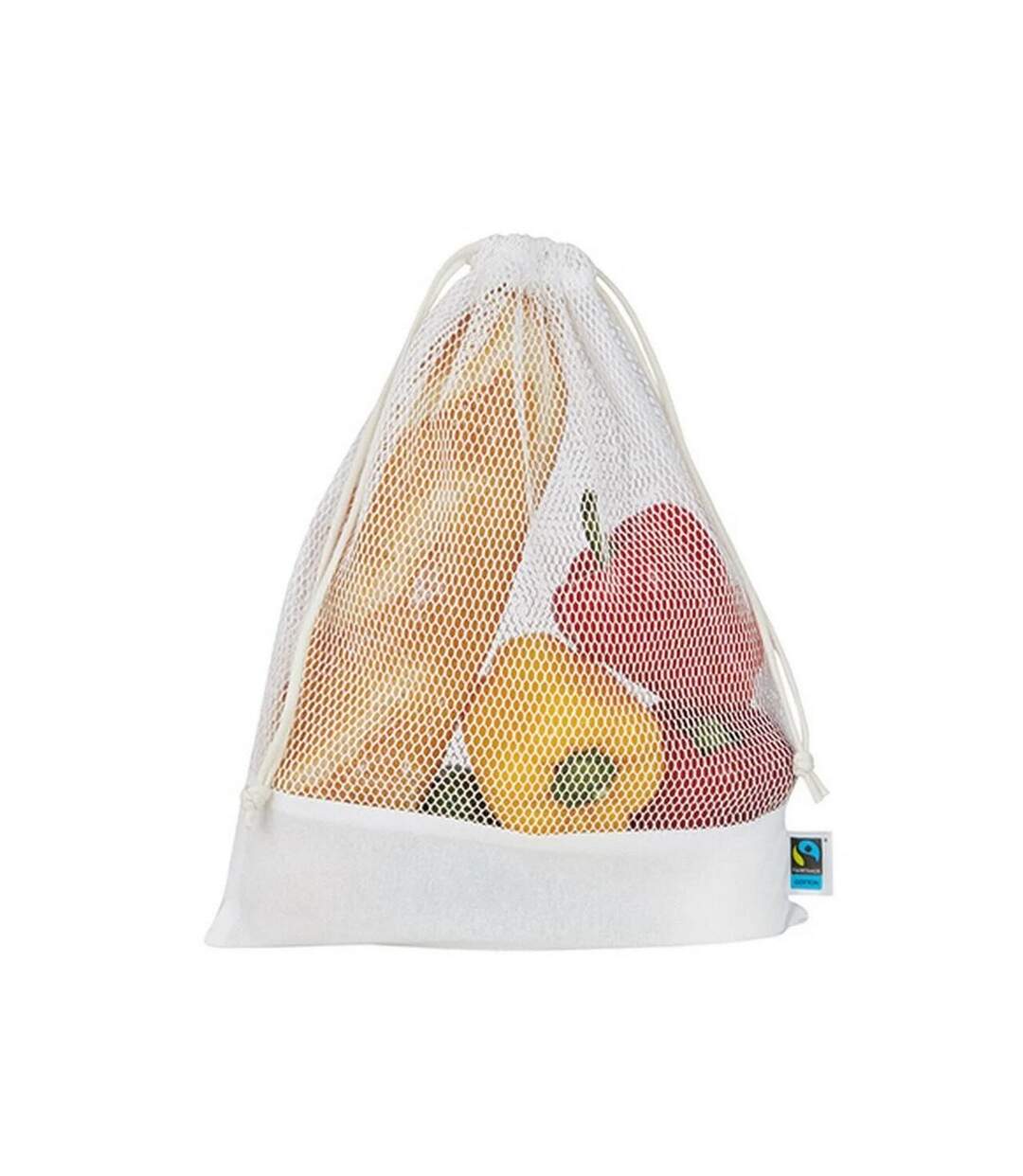 Sac À Cordon 30 Cm X 40 Cm Blanc Printwear-1