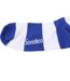 Chaussettes De Foot Motif/style Rayures Contrastées Homme Bleu Blanc Sondico-4