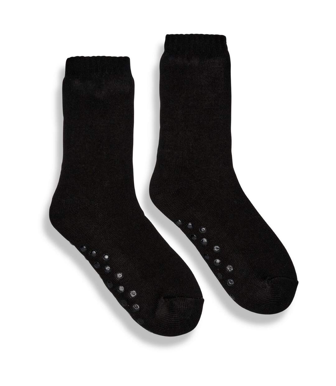 Chaussettes eskimo style adulte noir Ribbon