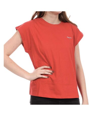 T-shirt Rouge Femme Pepe jeans Bloom