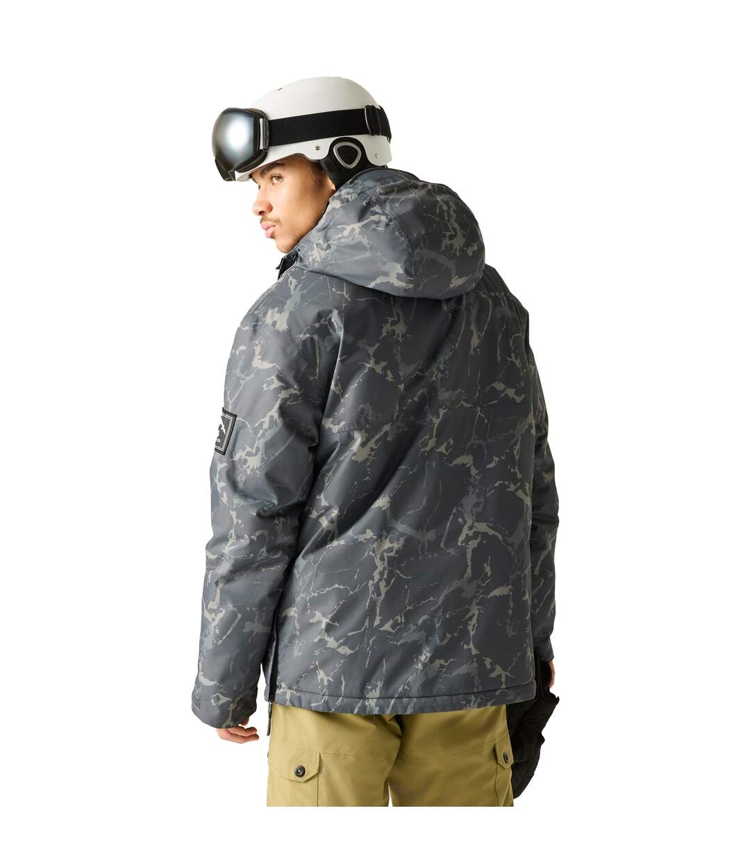 Blouson De Ski Motif/style Fissuré Freeride Homme Noir Dare 2B-3