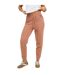 Womens/ladies Skinny Jogging Bottoms Taupe Brave Soul-2