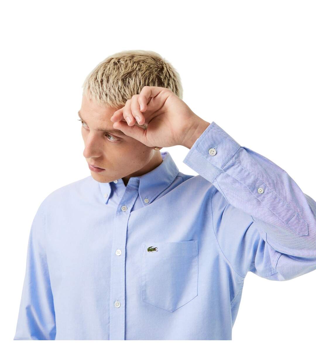 Chemise homme bleu Lacoste-3