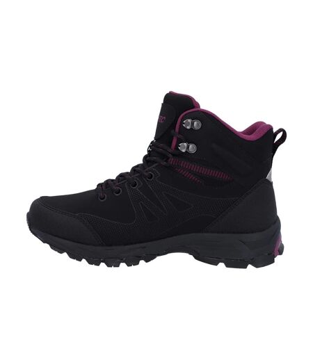 Bottines Jackdaw Femme Noir Bordeaux Hi-Tec