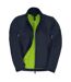 Womens/ladies Id.701 Soft Shell Jacket Navy Blue B&C-1