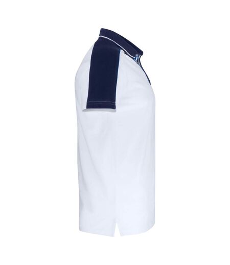 Mens Pittsford Polo Shirt White Clique
