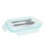 Lunch Box Avec Couverts Clipeat 1L Bleu-4