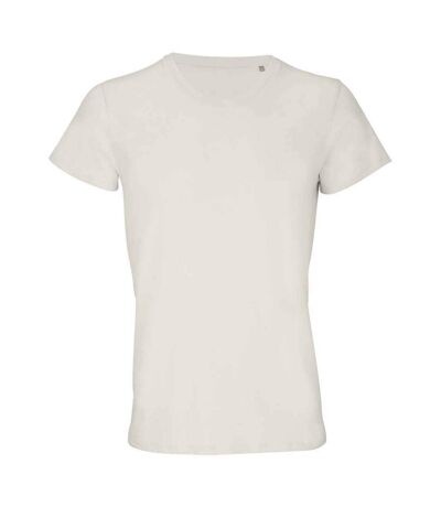 Unisex adult crusader recycled t-shirt off white SOLS