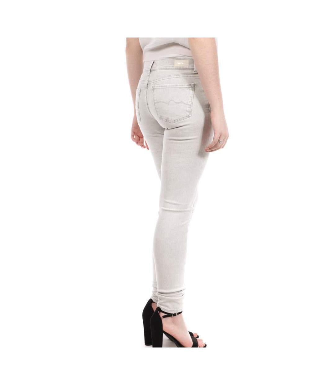 Jean Skinny Gris Clair Femme Teddy Smith Ava - 25