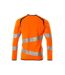 Sweat Motif/style Deux Tons Accelerate Safe Premium Homme Orange Fluo Bleu Marine Foncé Mascot-2