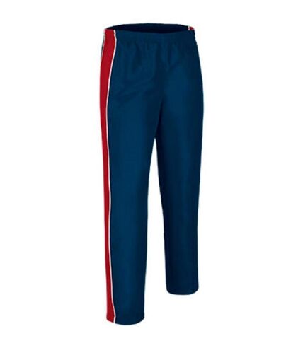 Pantalon de sport - Homme - REF MATCHPOINT - bleu marine et rouge