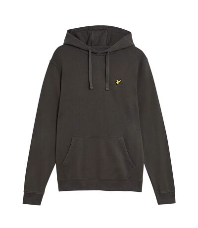 Mens pullover hoodie gunmetal Lyle & Scott