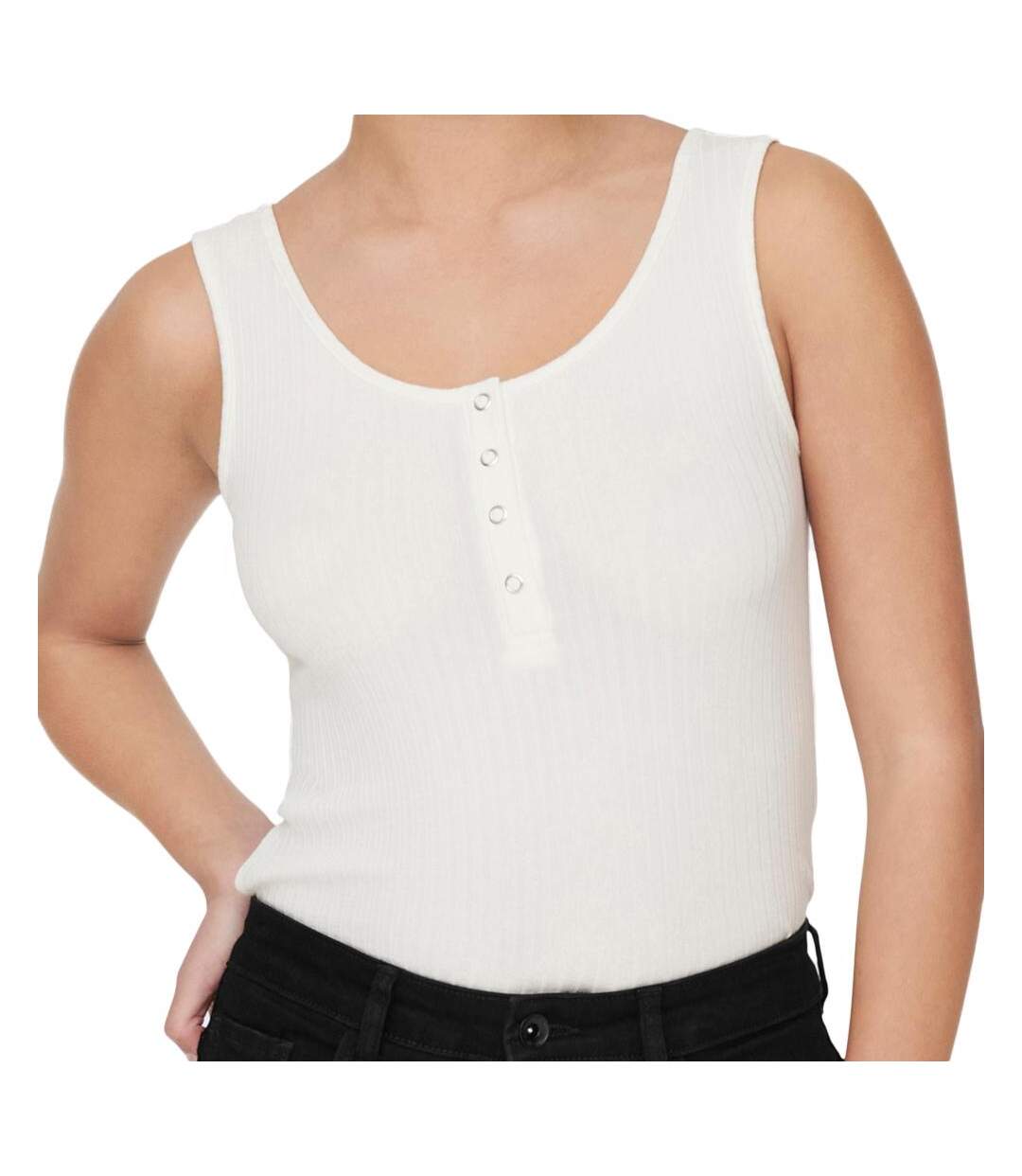 Débardeur écru femme jdy fransiska - l-1