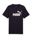 T-shirt Style Logo Ess No.1 Homme Bleu Marine Puma-2