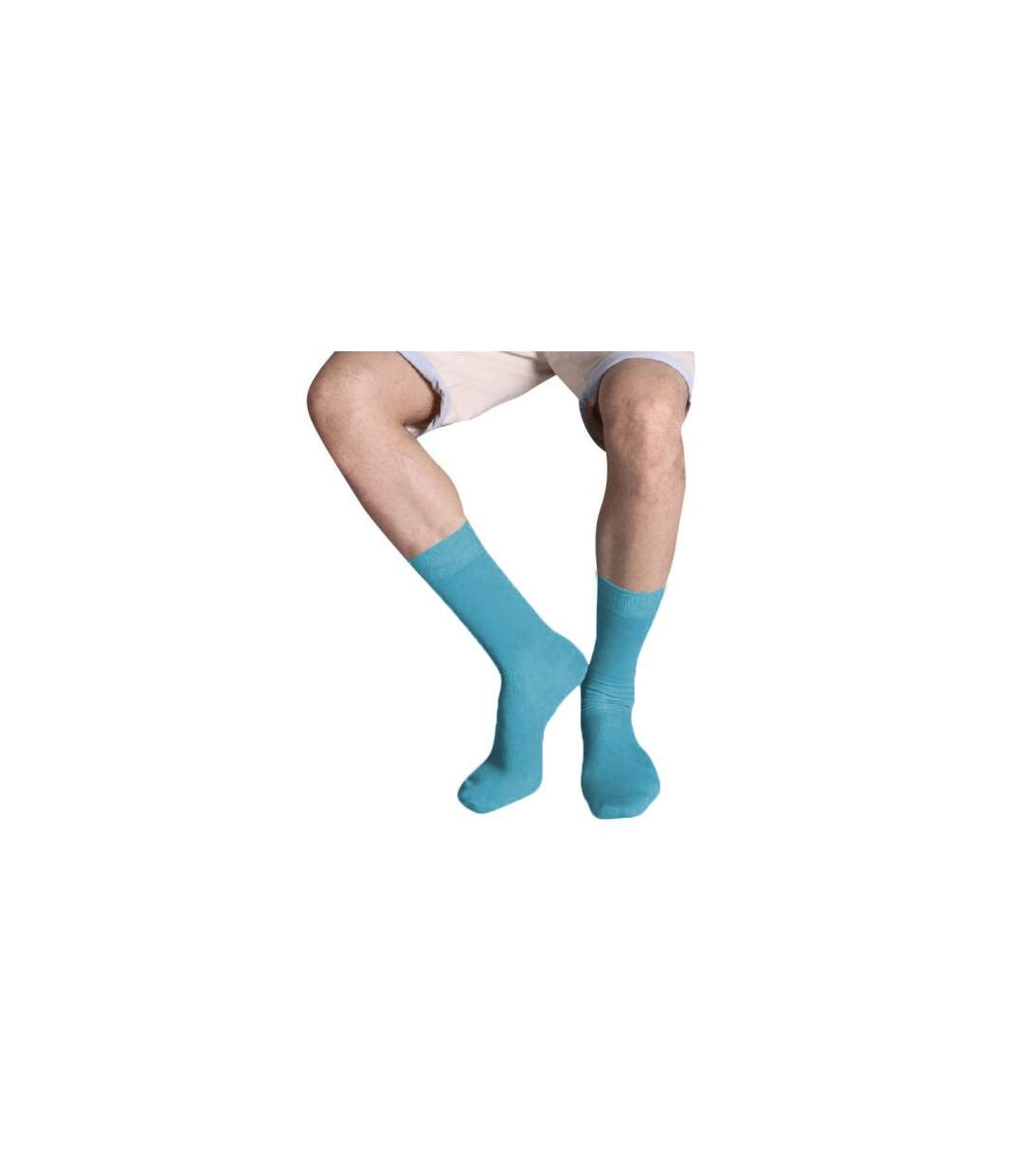 Kariban Cotton City Mens Casual Cotton Rich Socks (Tropical Blue) - UTRW4205-2