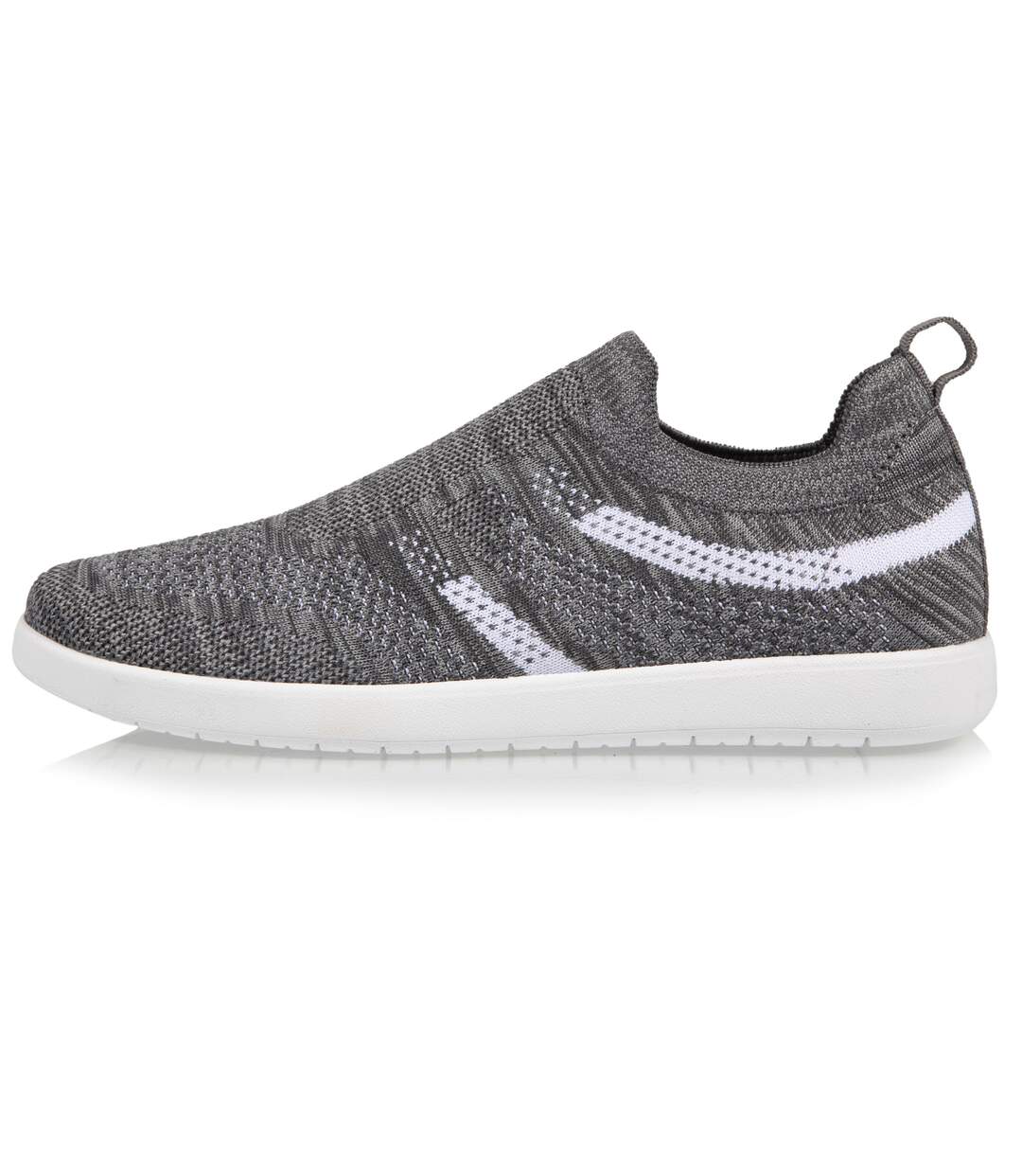 Isotoner Baskets femme slip on, enfilage facile-3