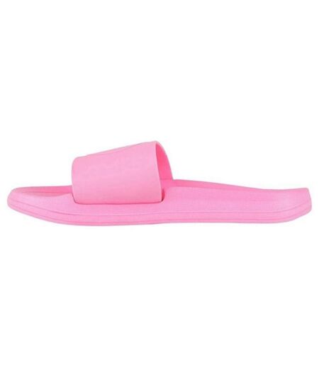 Claquettes Style Logo F045a Femme Rose 4F