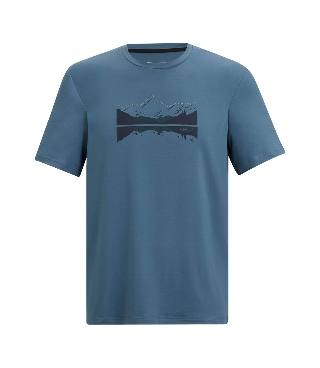 T-shirt Motif/style Coucher De Soleil Fingal Homme Bleu De Chine Regatta-2