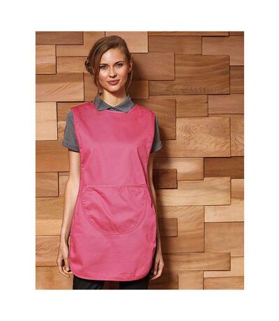 Ladies/womens Pocket Tabard / Workwear M Fuchsia Premier