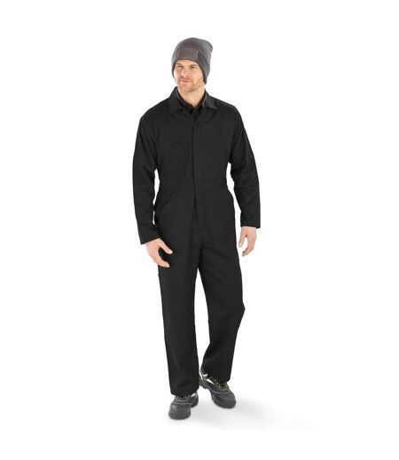 Unisex Adult Action Overalls Black Result Genuine Recycled