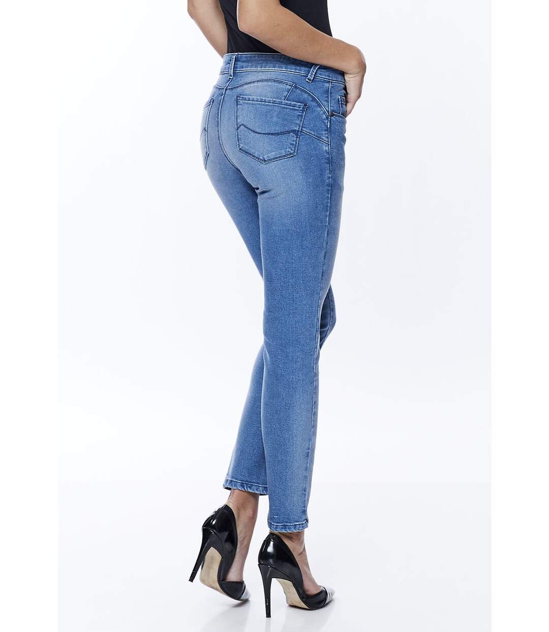 Jeans slim push-up brossé CATHY  'Rica Lewis'