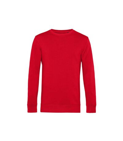 B&C Sweat organique à col ras du cou pour hommes (Rouge) - UTBC4691