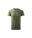 Unisex Adult Heavy T-shirt Khaki Green Adler-4
