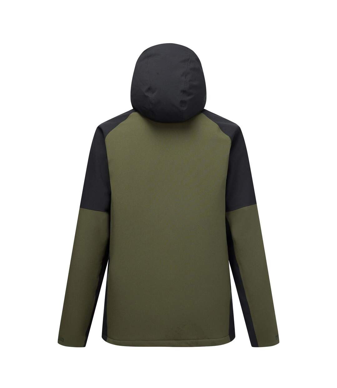 Mens Highton Two Tone Waterproof Stretch Insulated Jacket Dark Khaki Black Regatta-3