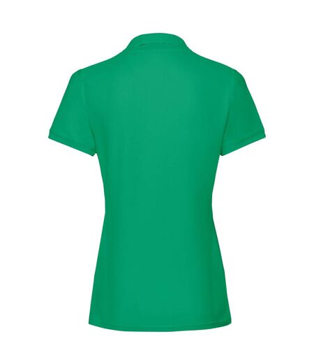 Polo Premium Femme Vert Kelly Fruit Of The Loom