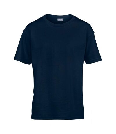 Mens softstyle t-shirt navy Gildan