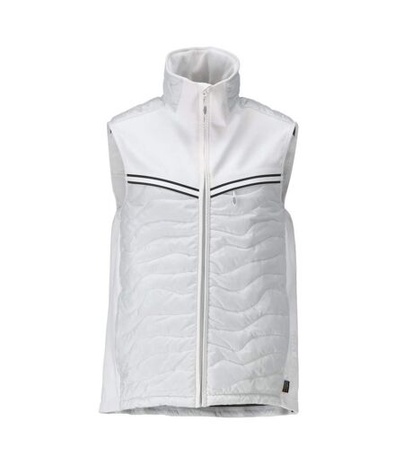 Womens/ladies Customised Cli Thermal Gilet White Mascot