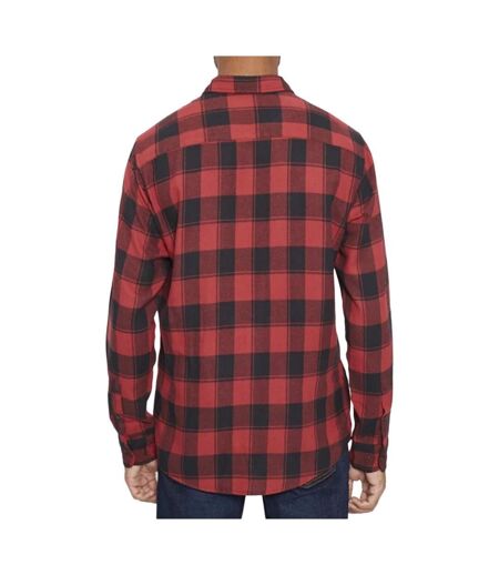 Chemise rouge/noire homme jack & jones joshua - l