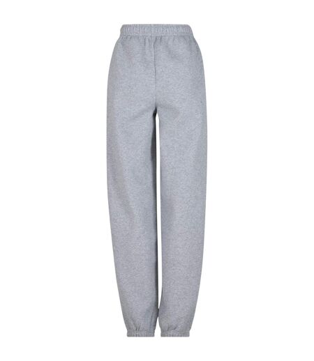 Womens/ladies Fluffy Sweatpants Heather Grey Build Your Brand