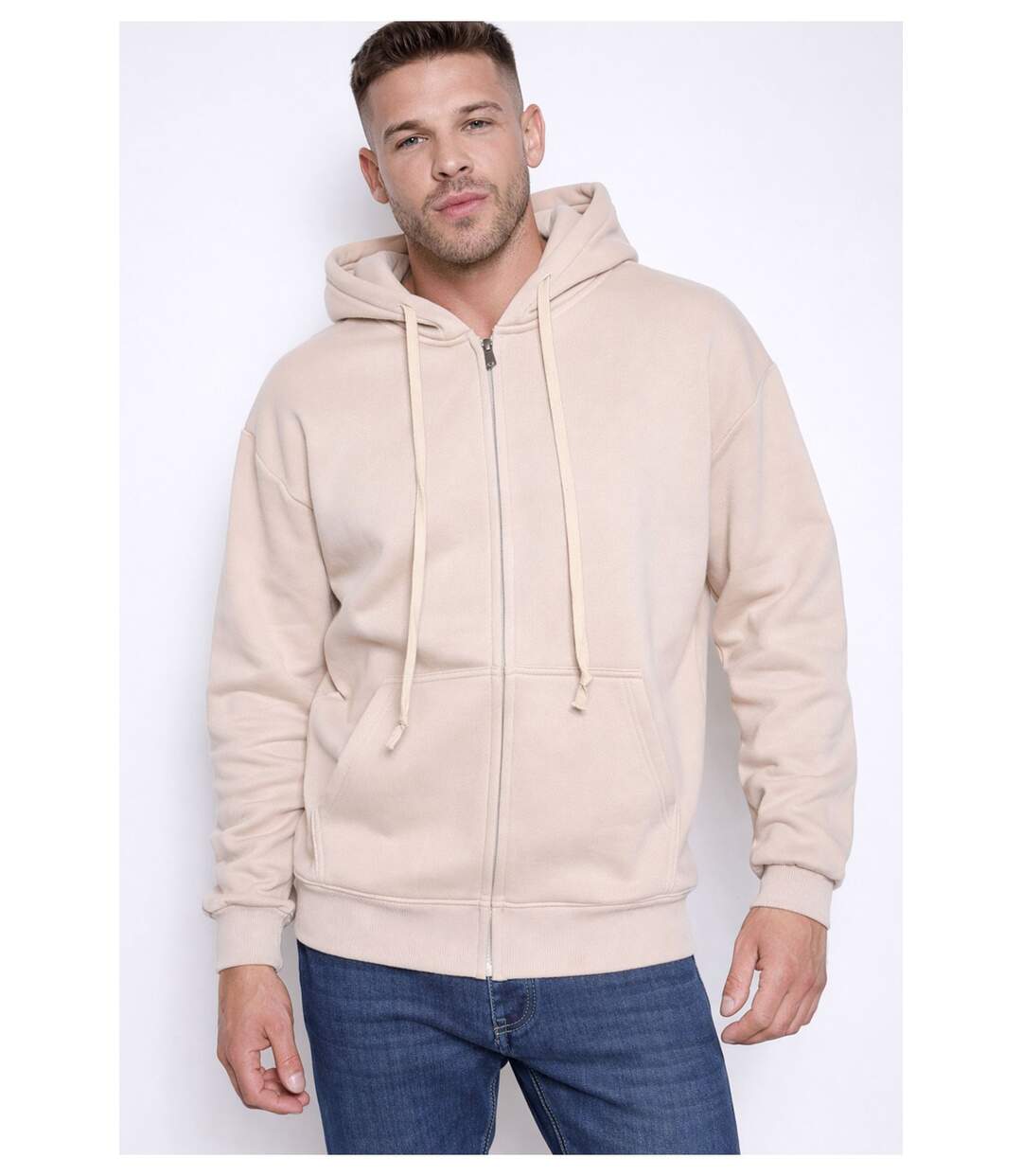 Sweat à capuche zippé-1