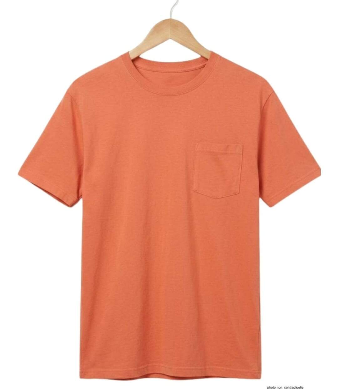 CHALLENGER SHERIF3 — Tee-shirt 1 poche orange : l'éclat du coton jersey au quotidien-2