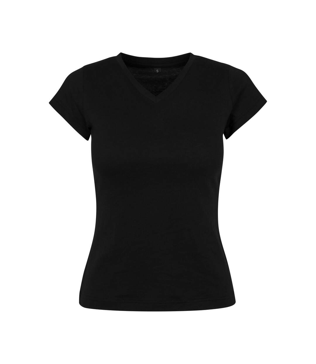 T-shirt Basic Femme Noir Build Your Brand-1
