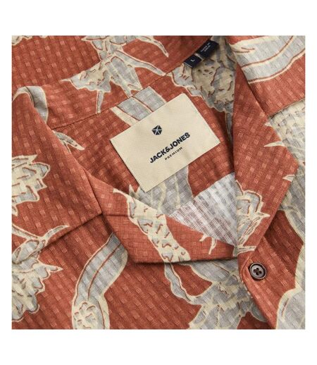 Chemise orange/bleu homme jack & jones vincent - l