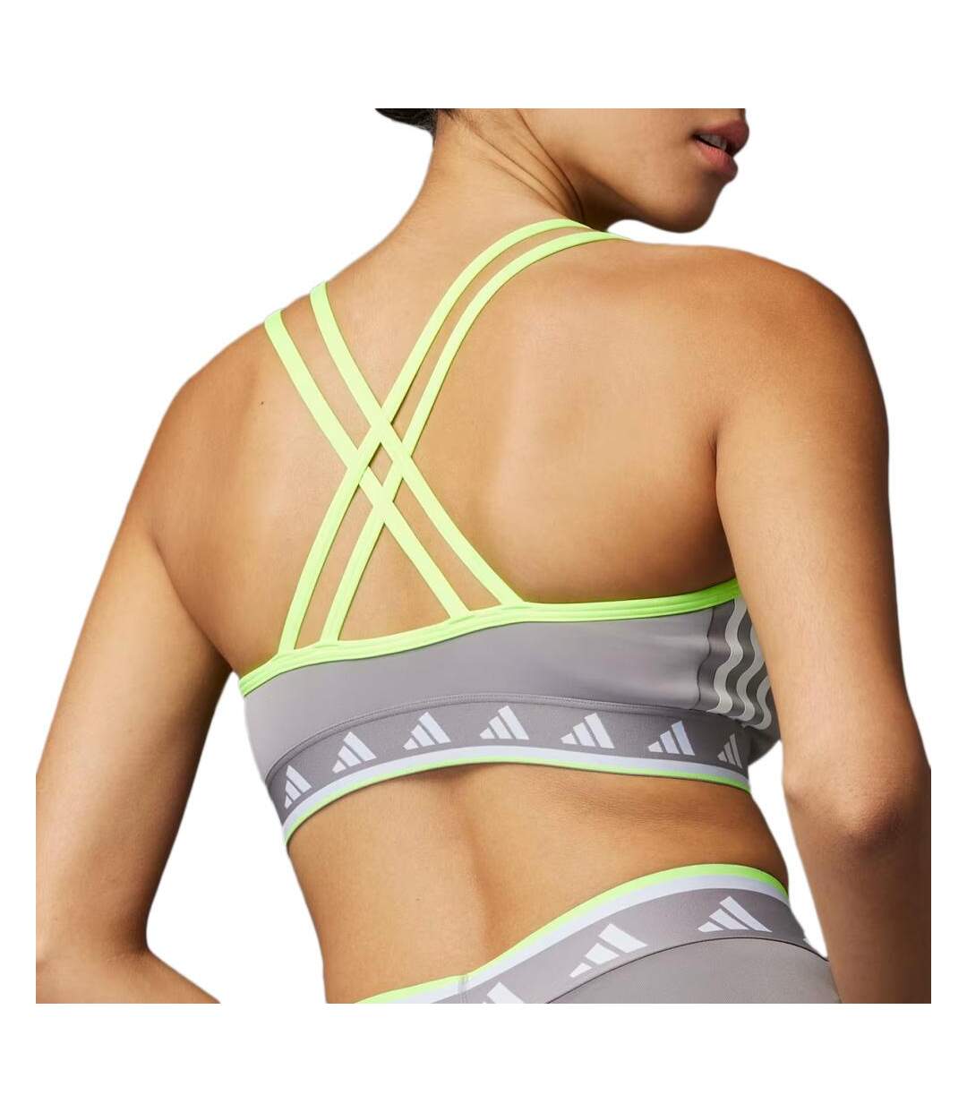 Brassière grise femme adidas aer-2