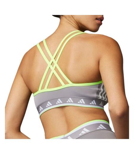 Brassière grise femme adidas aer