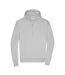 Sweat À Capuche Homme Gris Clair James And Nicholson-1