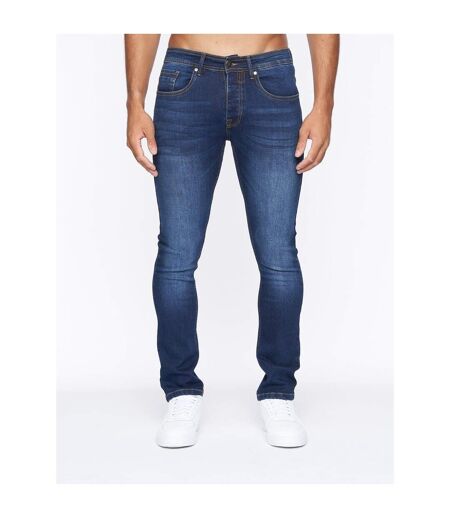 Jean buraca homme bleu foncé délavé Crosshatch