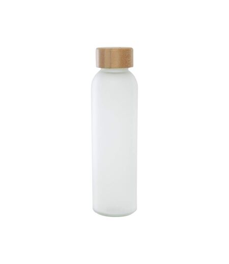 Lume Matte Bamboo Lid 500ml Water Bottle One Size White Generic
