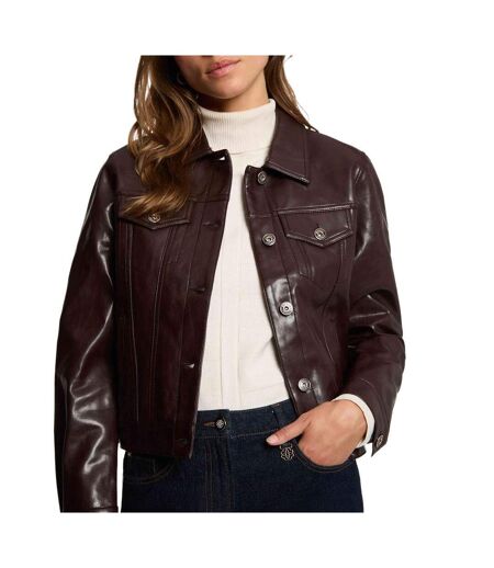 Veste bordeaux femme morgan gfalou