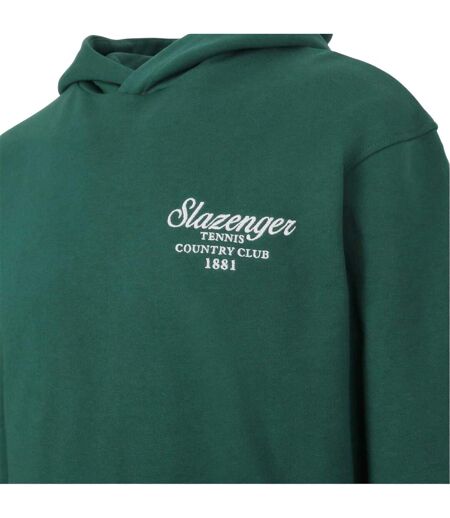 Sweat À Capuche Homme Vert Slazenger