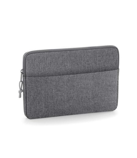 Essential 15in laptop case one size grey marl BagBase