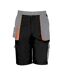 Short À Poches Adulte Gris Noir Orange WORK-GUARD By Result-2