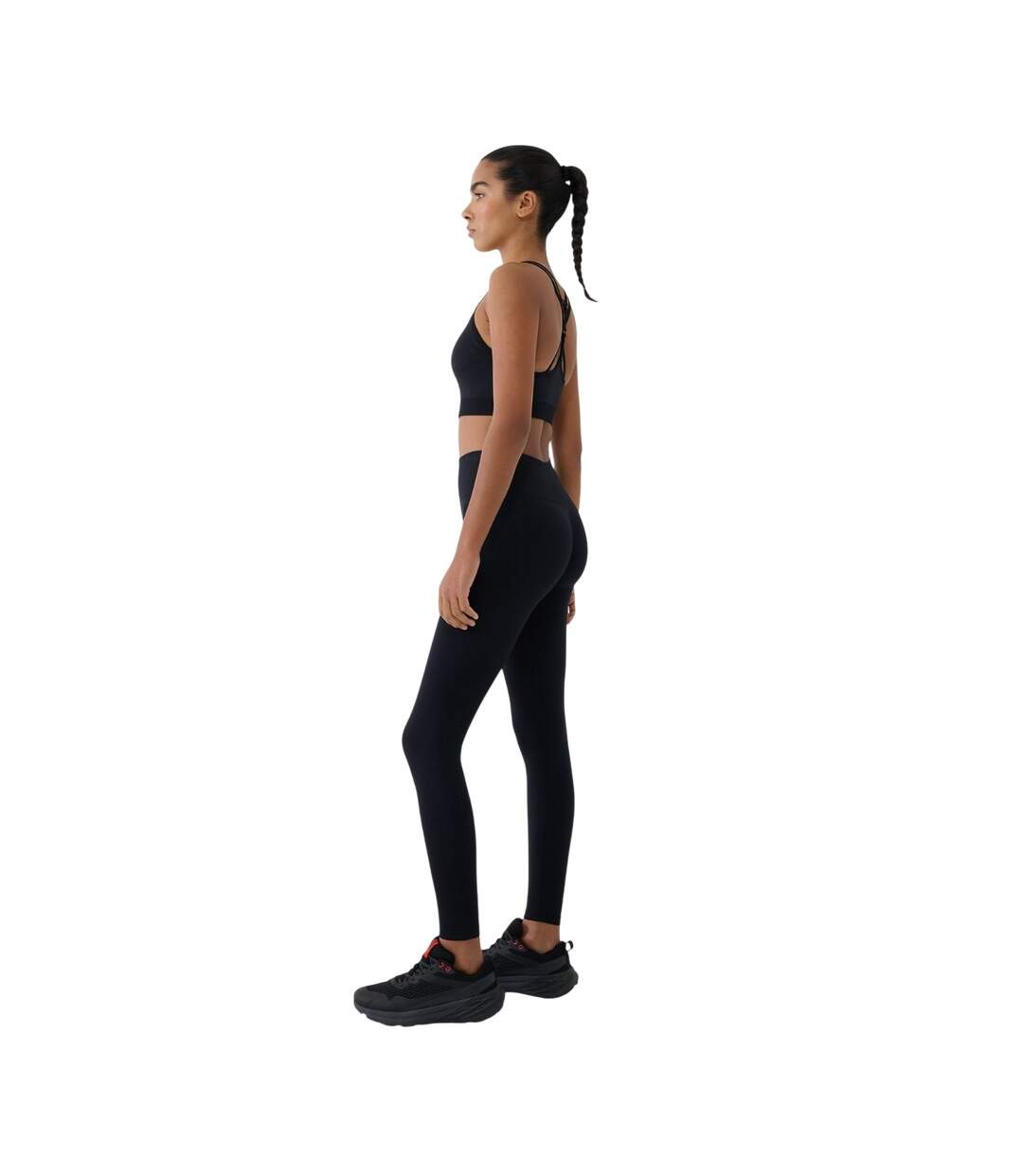 Legging Entraînement Femme Noir 4F-1