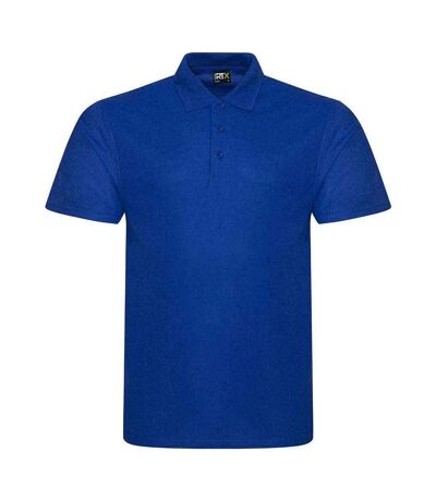 Mens Polyester Polo Shirt Royal Blue PRO RTX