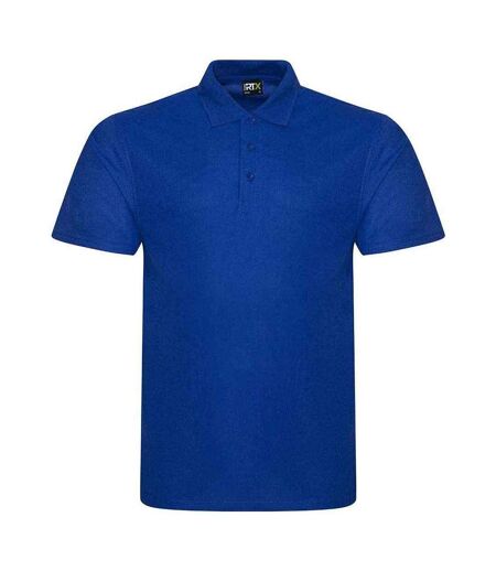 Mens Polyester Polo Shirt Royal Blue PRO RTX