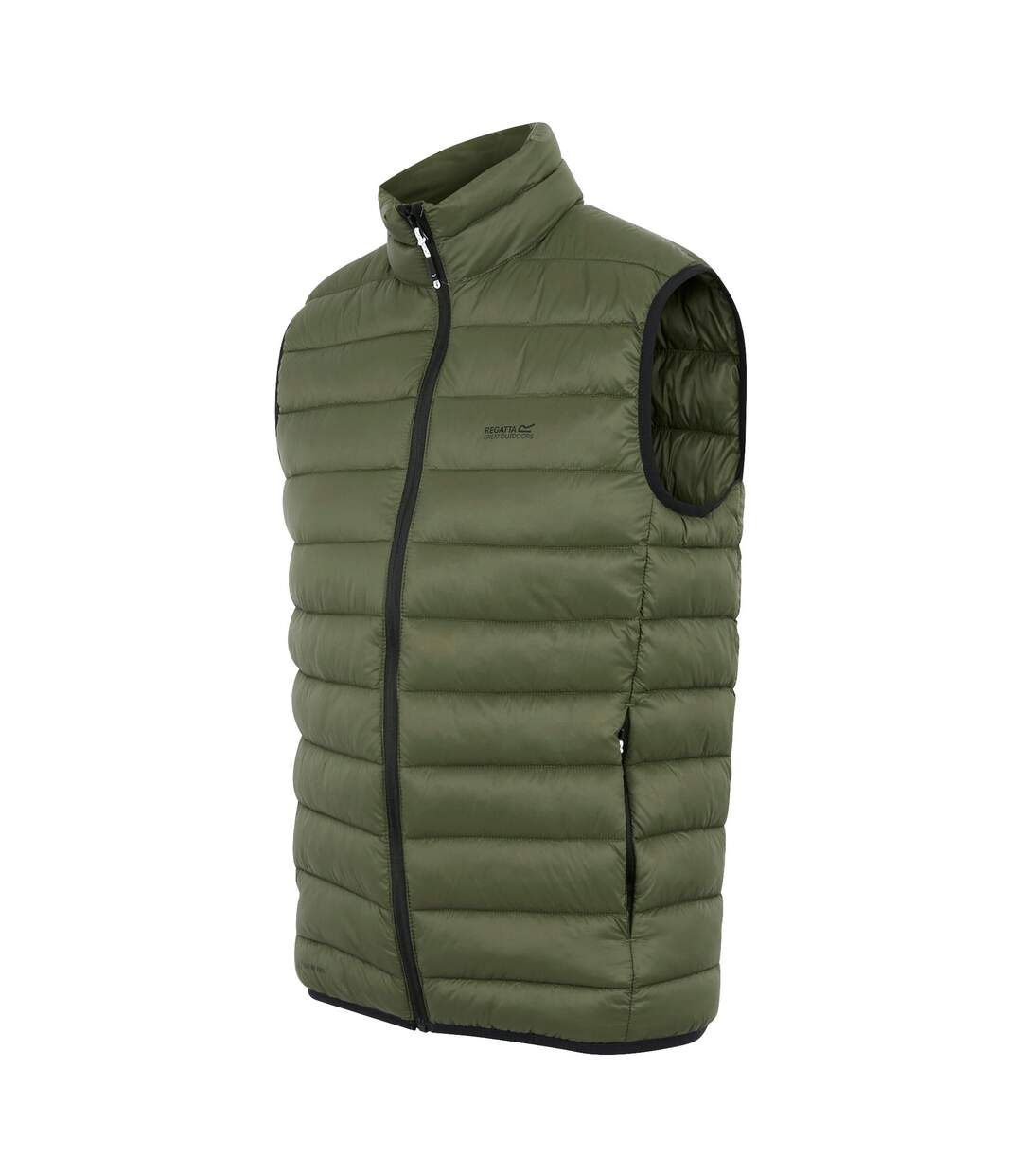 Mens Marizion Quilted Gilet Olive Night Regatta-4